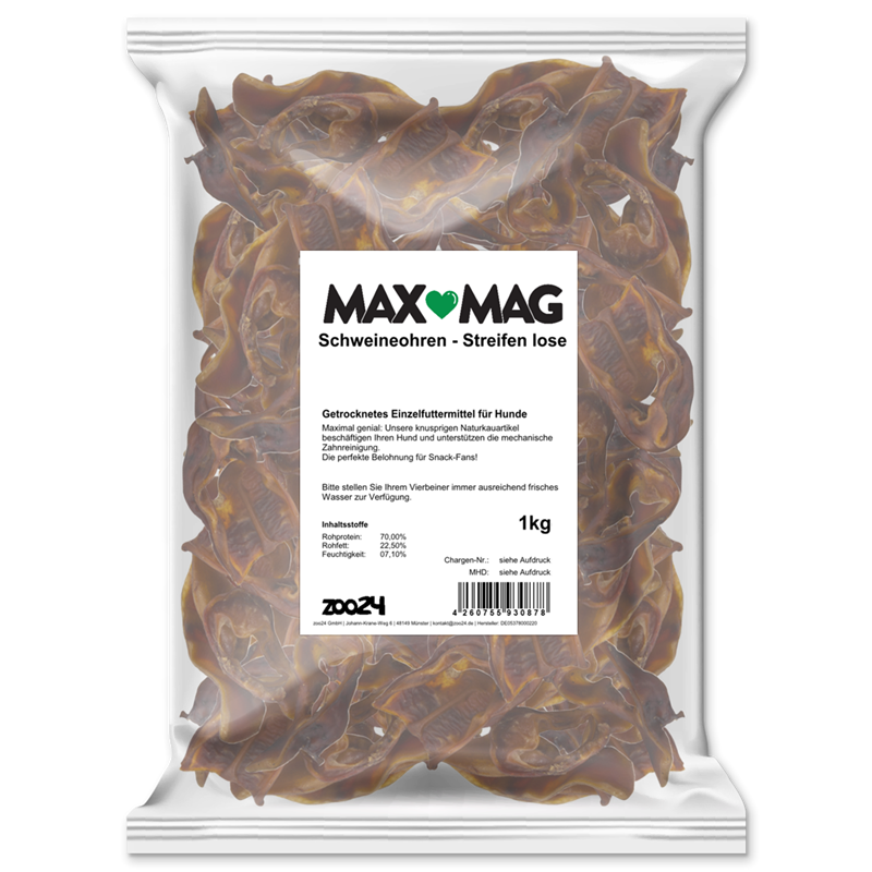 - Schweineohren–Streifen lose 1 kg