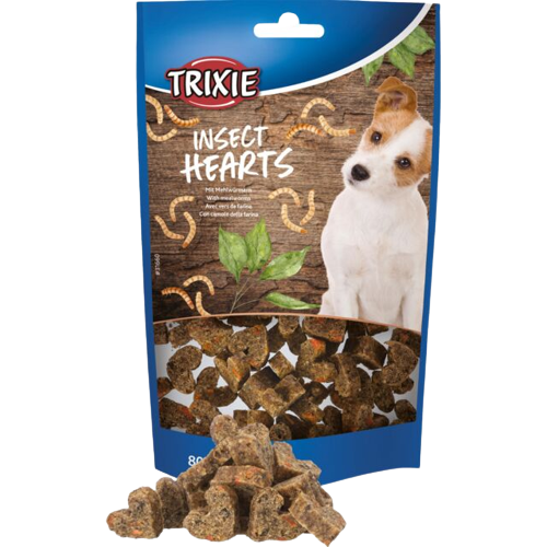 Insect Hearts mit Mehlwürmern - 80 g
