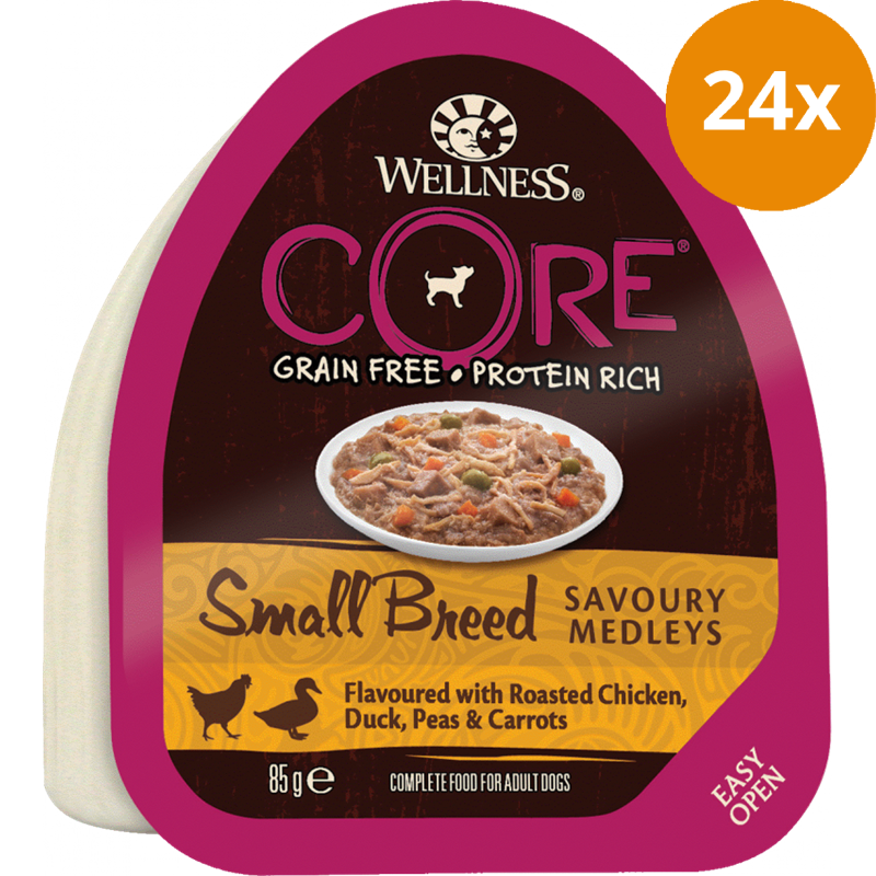 Wellness CORE Small Breed Huhn, Ente & Gemüse 85 g
