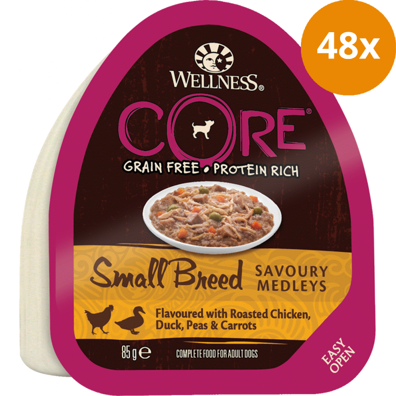 Wellness CORE Small Breed Huhn, Ente & Gemüse 85 g