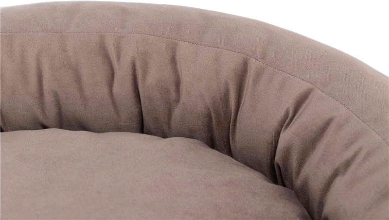 Bett Talia, oval braun - 120 × 95 cm