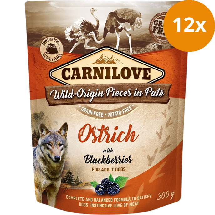 Carnilove PB Paté Strauß & Brombeeren 300 g