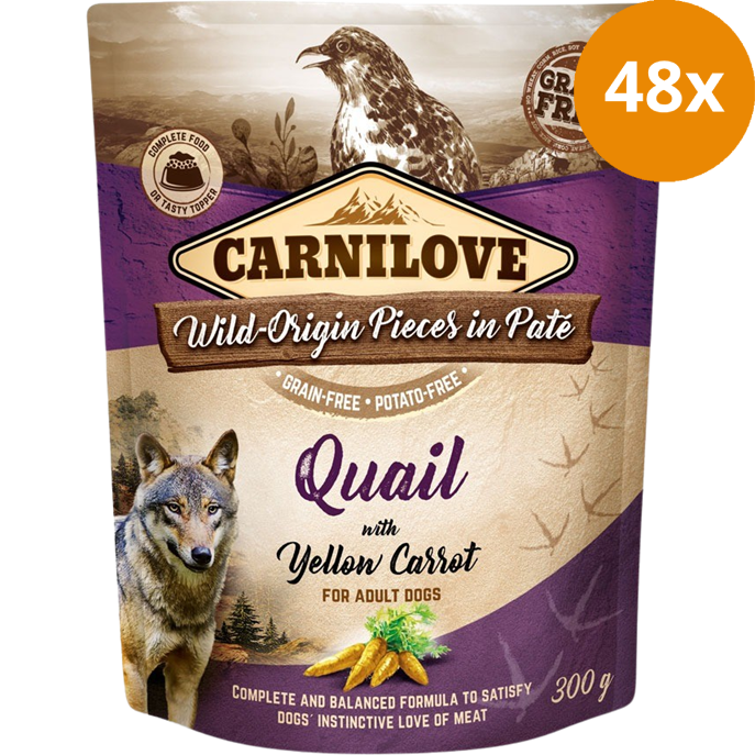 Carnilove PB Paté Wachtel & gelbe Karotte 300 g