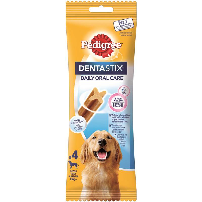 Pedigree Denta Stix Daily Care für große Hunde 4 Stück