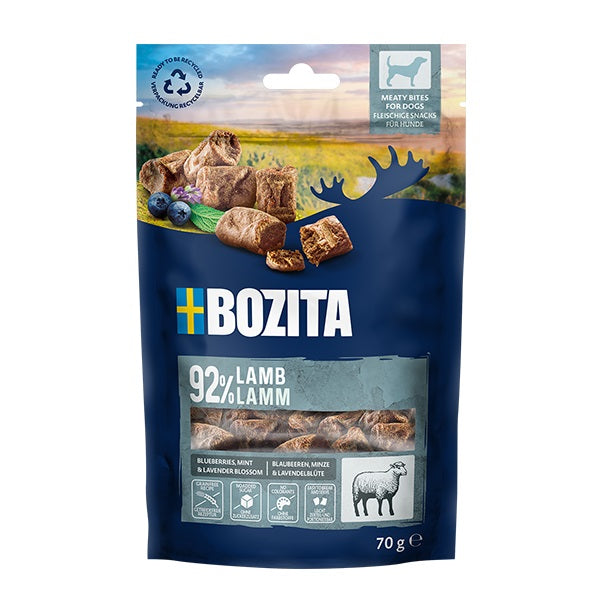 Bozita Original 12 kg & 2 x GRATIS Bozita Snacks (Elch, Lamm)