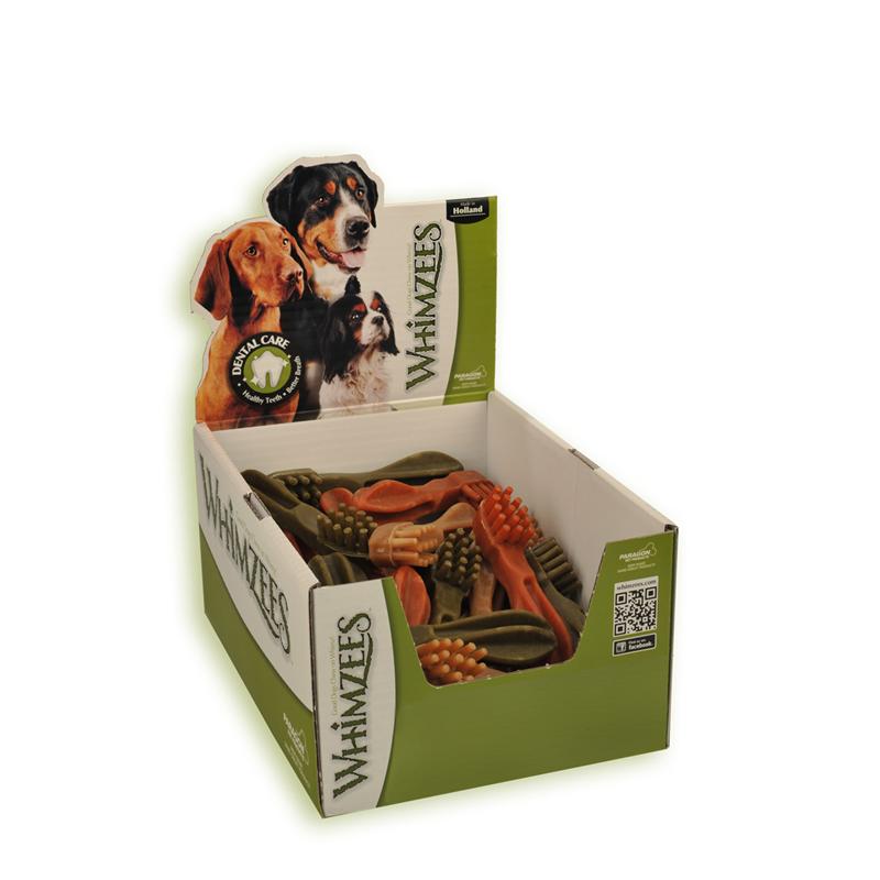 Whimzees Zahnbürste L Display 30 Stück
