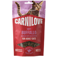 Carnilove Cat Snack Soft Buffallo with Blueberries 50 g