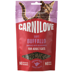 Carnilove Cat Snack Soft Buffallo with Blueberries 50 g