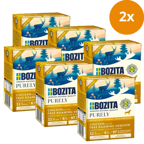 Bozita Purely Paté mit Hirsch 370 g Tetra