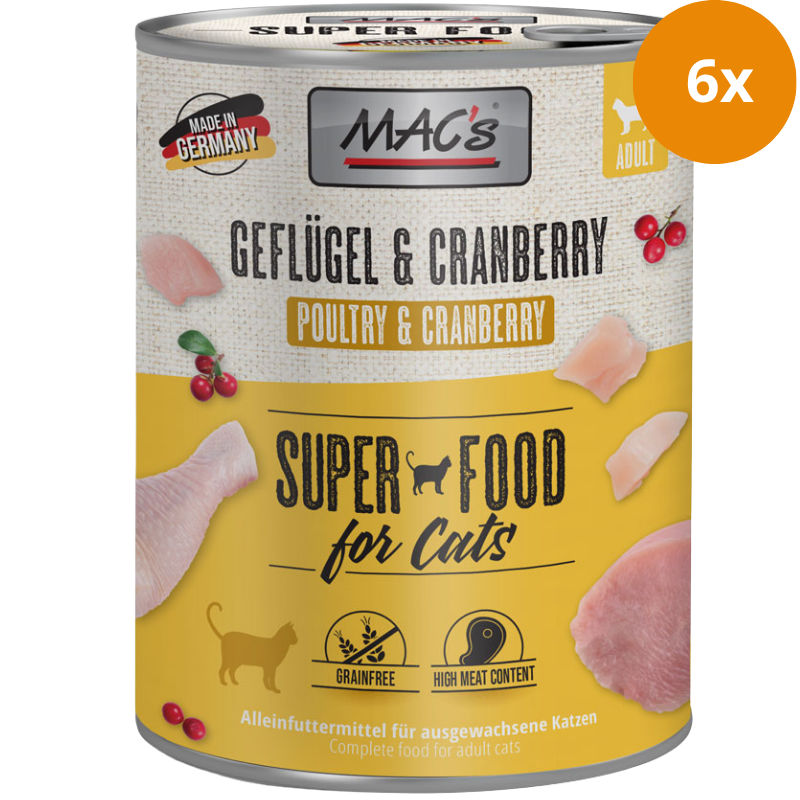 MAC's Cat Geflügel & Cranberry 800 g