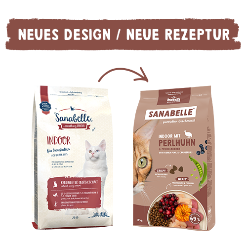 Sanabelle Indoor mit Perlhuhn