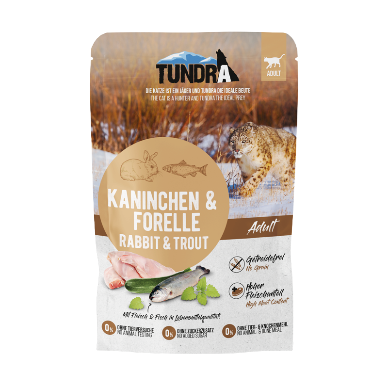 Tundra Cat PB Kaninchen & Forelle 85g