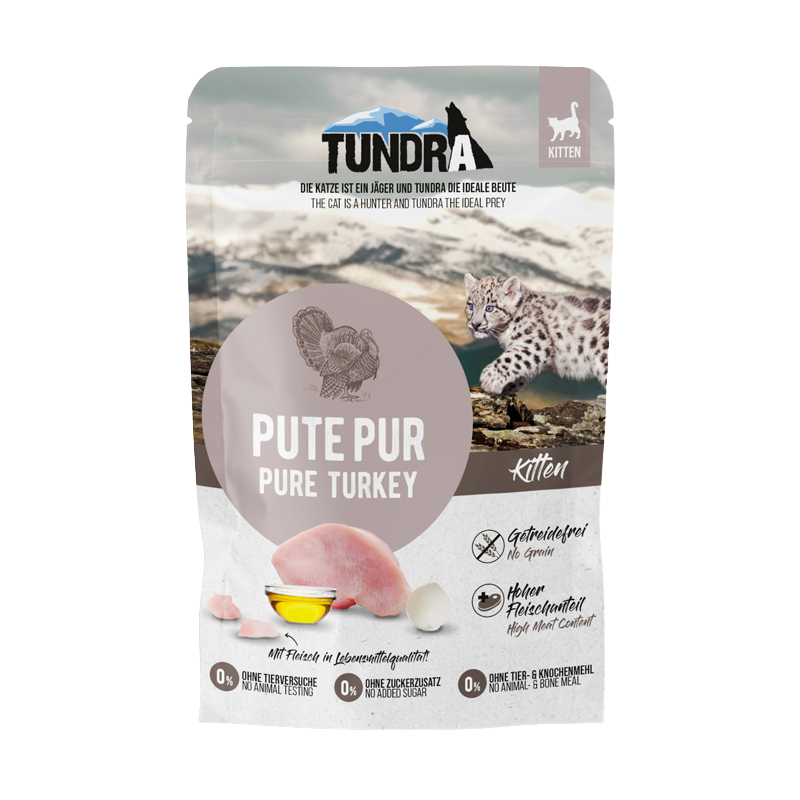 Tundra Cat PB Kitten Pute Pur 85g