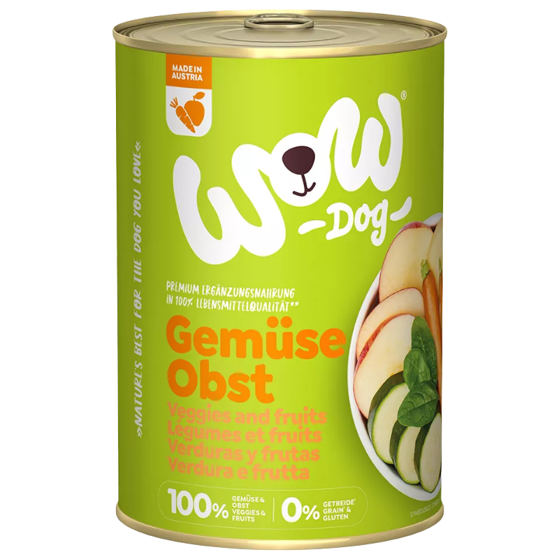 Wow Dog Dose Pur 100% Gemüse & Obst