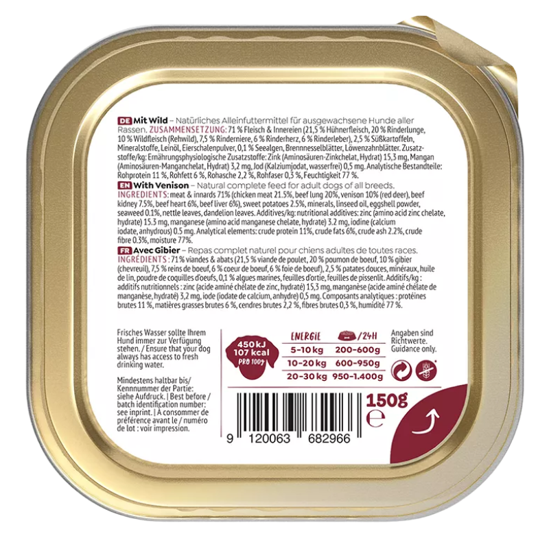 Wow Dog Schale Adult Wild 150g