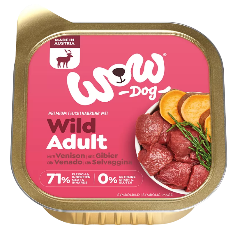 Wow Dog Schale Adult Wild 150g
