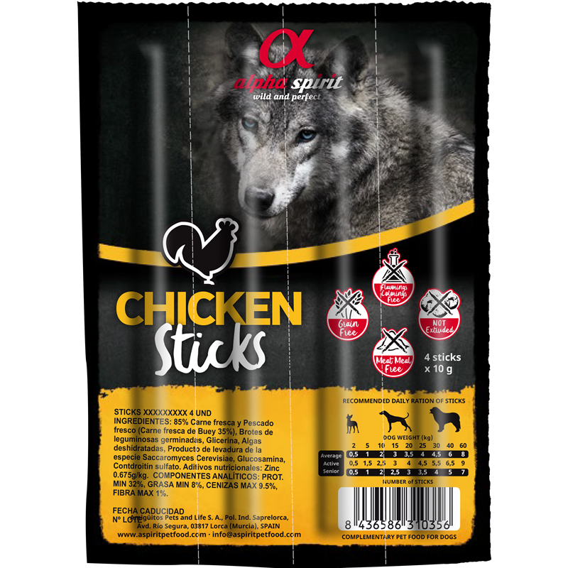 alpha spirit Ristra Stick Huhn 40 g