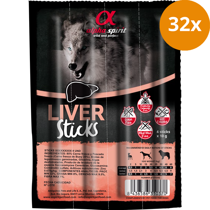 alpha spirit Ristra Stick Leber 40 g