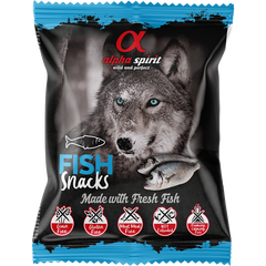 alpha spirit Snacks Bag gewürfelt Fisch 50 g