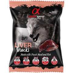 alpha spirit Snacks Bag gewürfelt Leber 50 g