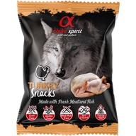 alpha spirit Snacks Bag gewürfelt Truthahn 50 g