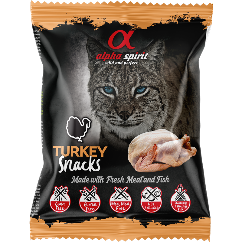 alpha spirit Snacks gewürfelt Truthahn 50 g