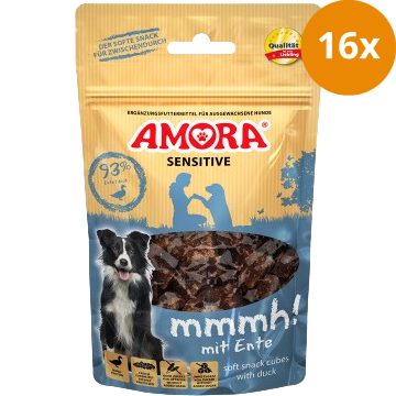 AMORA Dog Snack Sensitive mmmh! mit Ente 100 g