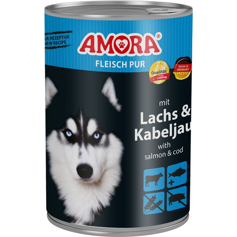 AMORA Fleisch Pur Adult Lachs & Kabeljau 400 g