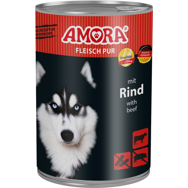 AMORA Fleisch Pur Adult Rind 400 g