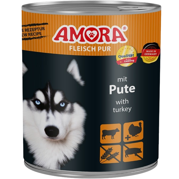 AMORA Fleisch pur Pute 800 g