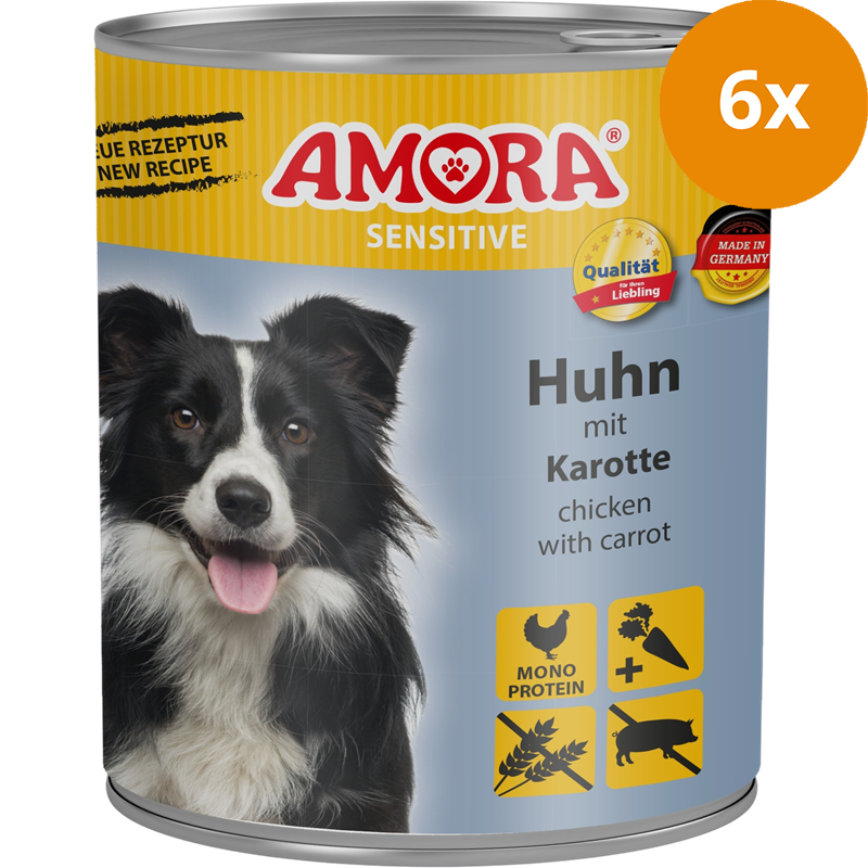 AMORA Sensitive Huhn & Karotte 800 g