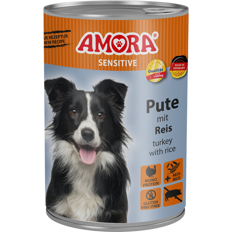 AMORA Sensitive Pute & Reis 400 g