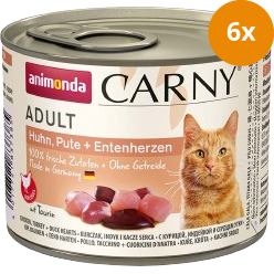 animonda Carny Huhn, Pute + Entenherzen 200 g