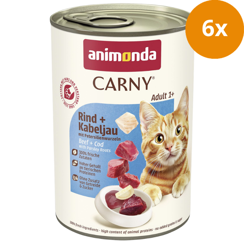 animonda Carny Rind + Kabeljau 400 g