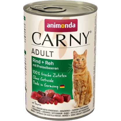 animonda Carny Rind, Reh + Preiselbeeren 400 g