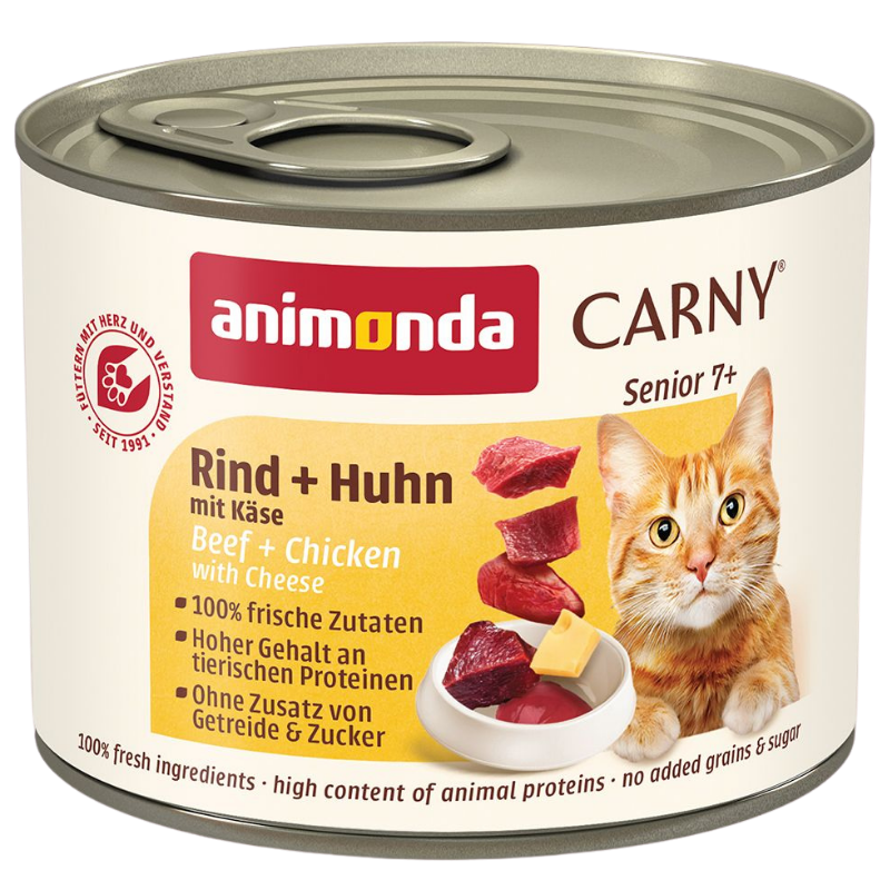 animonda Carny Senior Rind & Huhn & Käse 200 g