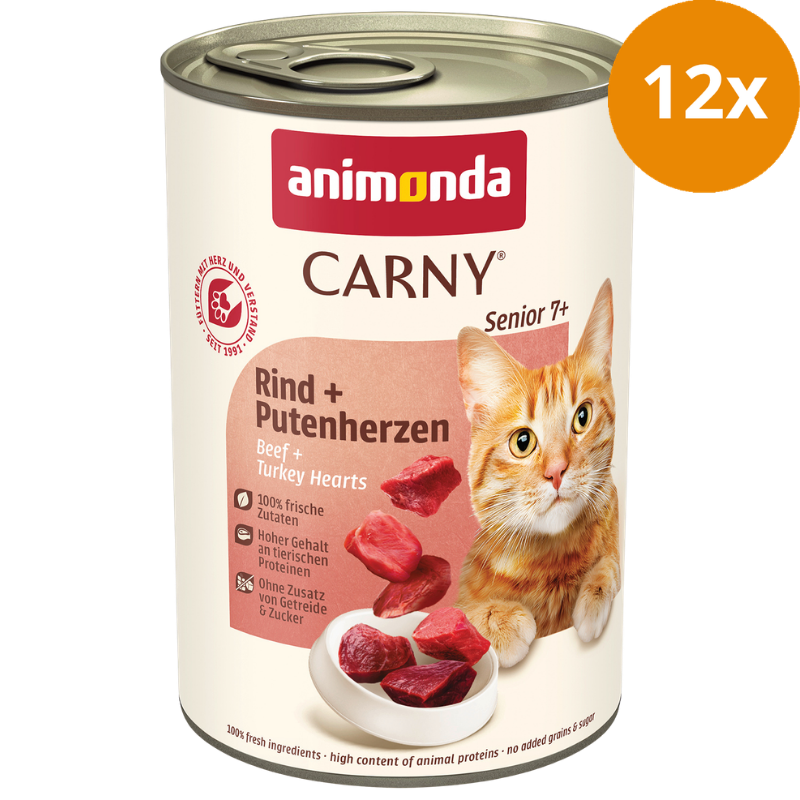 animonda Carny Senior Rind & Putenherzen 400 g