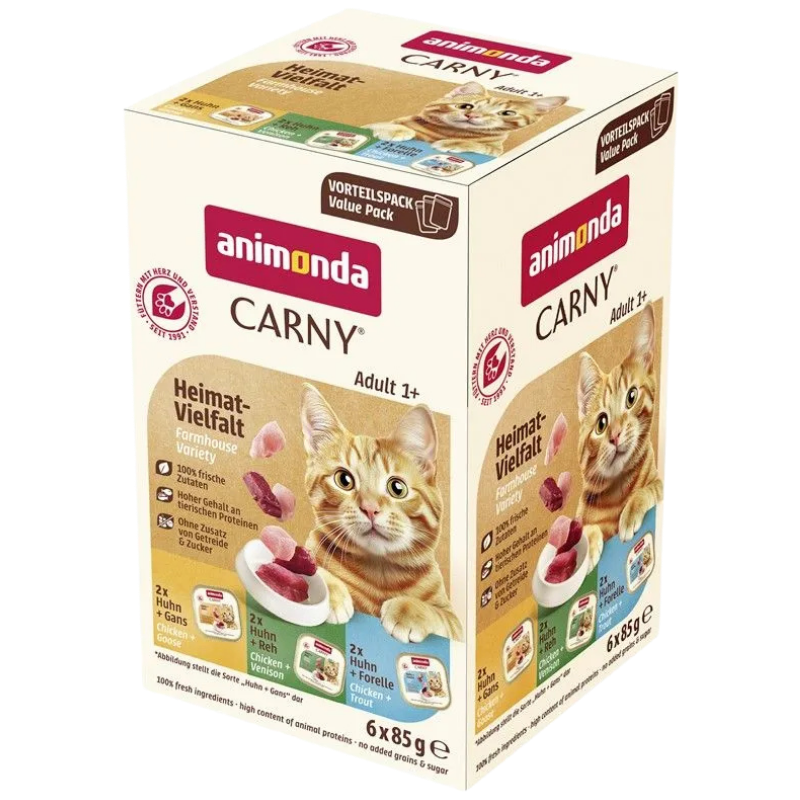 Animonda Cat Carny Adult Heimat-Vielfalt 6 x 85 g