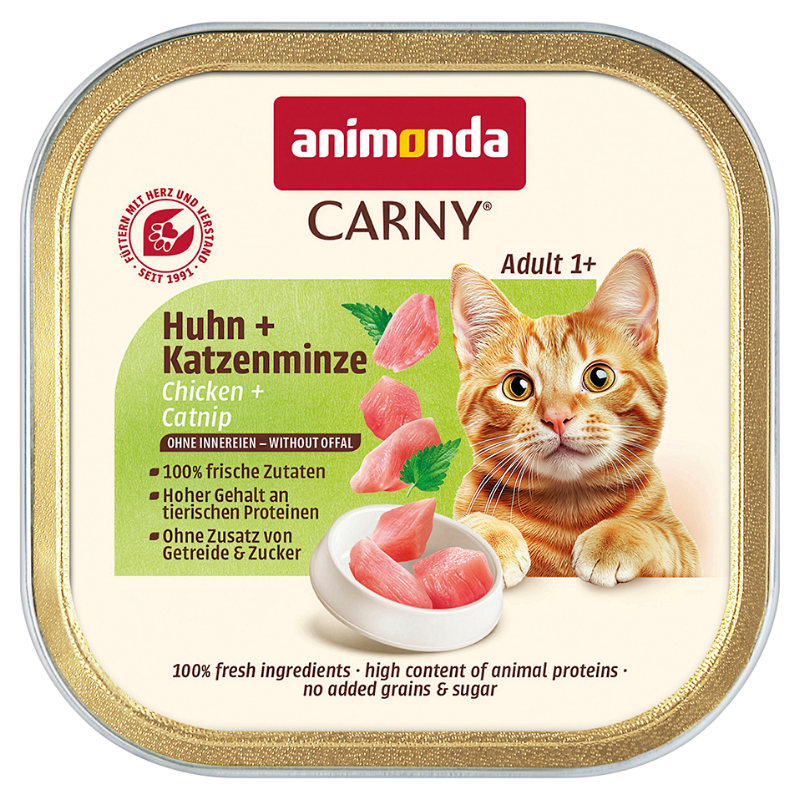 Animonda Cat Carny Adult Huhn & Katzenminze 85 g