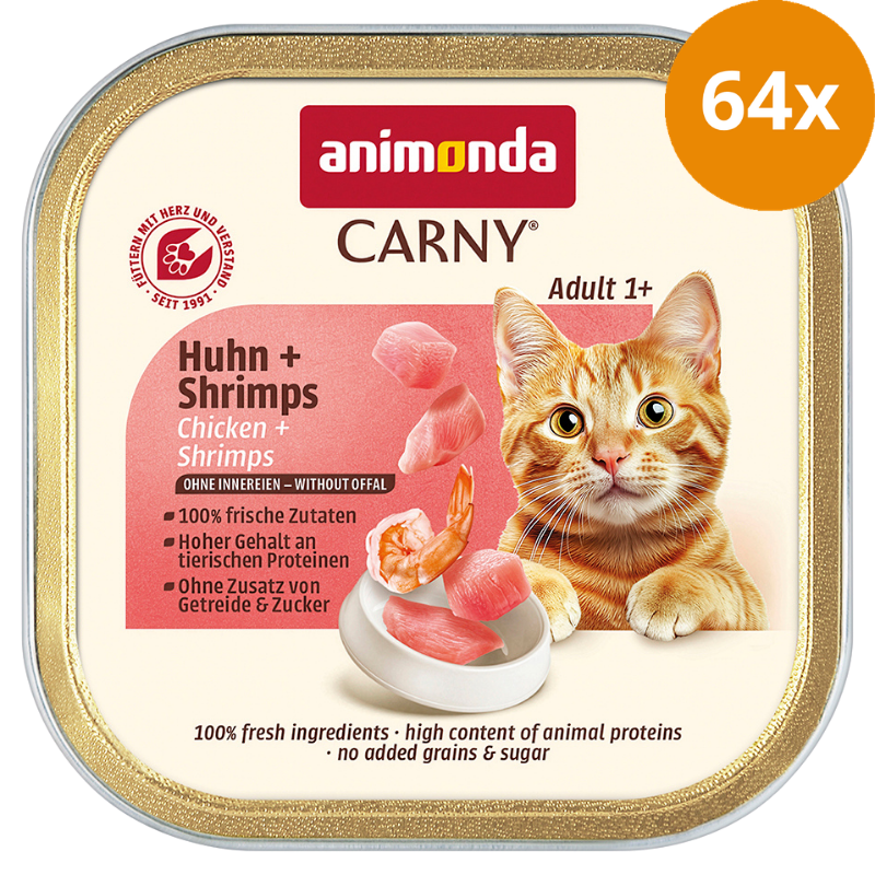 Animonda Cat Carny  Adult Huhn & Shrimps 85 g
