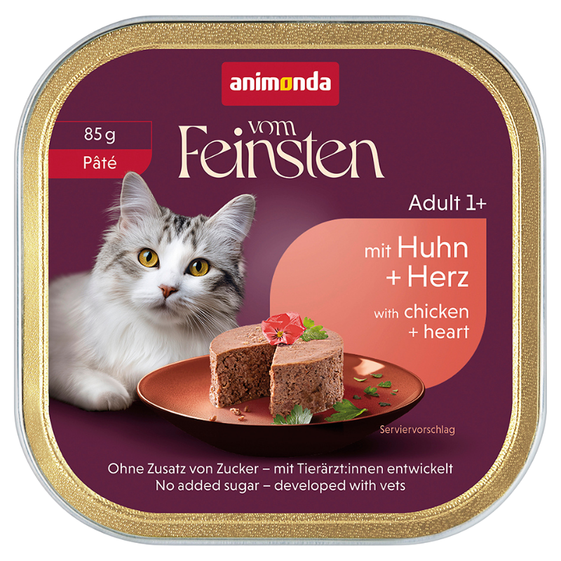 Animonda Cat vom Feinsten Adult Pâté mit Huhn & Herz 85 g