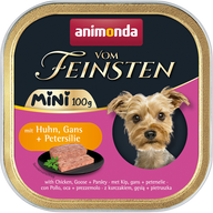 animonda Dog vom Feinsten Mini Adult Huhn, Gans & Petersilie 100 g