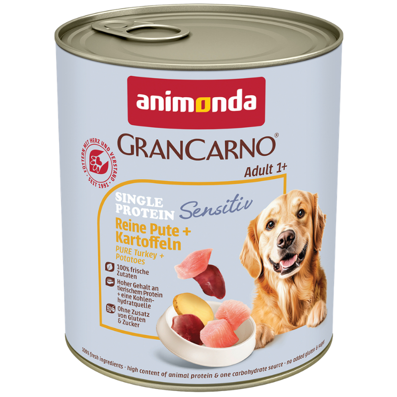 animonda GranCarno Adult Sensitiv Reine Pute & Kartoffeln 800 g