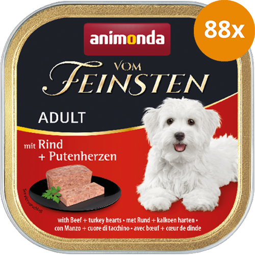 animonda Vom Feinsten Adult Rind & Putenherzen 150 g