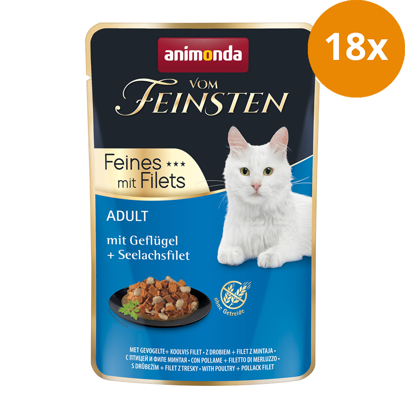 animonda Vom Feinsten Adult Geflügel & Seelachs 85 g