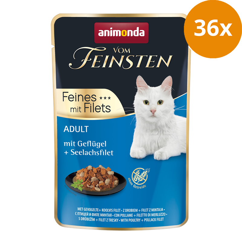 animonda Vom Feinsten Adult Geflügel & Seelachs 85 g