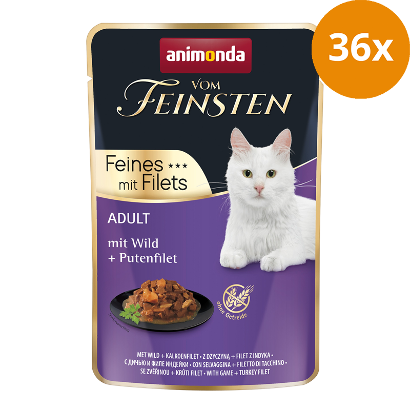 animonda Vom Feinsten Adult Wild & Putenfilet 85 g