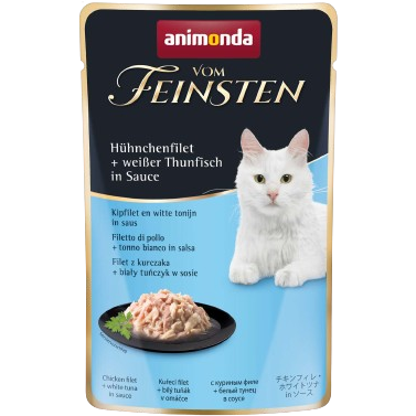 animonda Vom Feinsten Hühnchenfilet & Thunfisch in Sauce 50 g