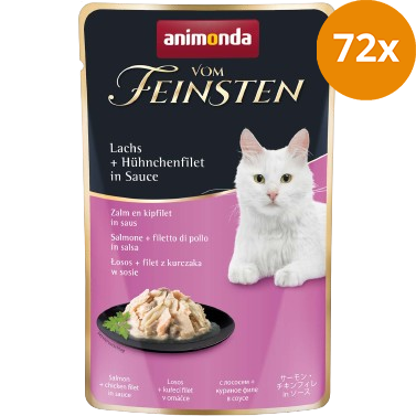 animonda Vom Feinsten Lachs & Hühnchenfilet in Sauce 50 g