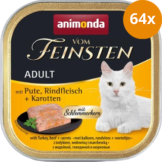 animonda Vom Feinsten mit Schlemmerkern Pute, Rindfleisch & Karotten 100 g